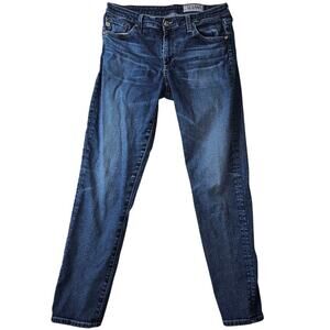 Ag Adriano Goldschmied womens 31R Ag-ed denim Blue Skinny Jeans Subtle Fading